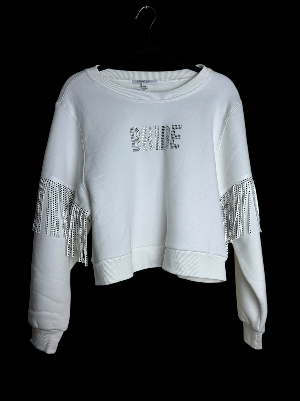 Cloud Ten White Bride Cropped Pullover